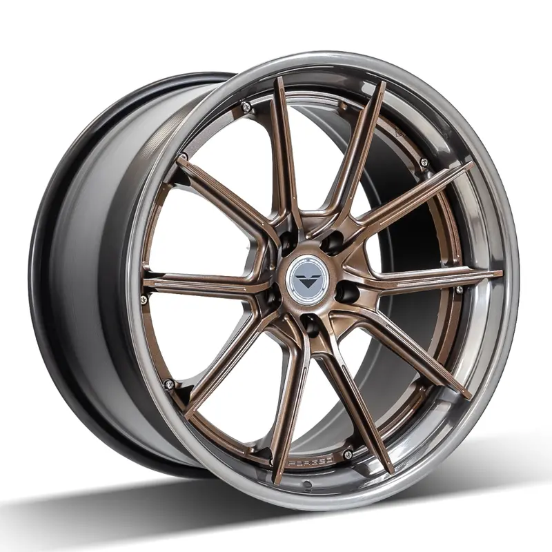 Vorsteiner Vmp-301 3-Piece Forged Wheel | 2021-2022 Tesla Model S | 21X10.5 / 21X11.5 | Satin Bronze 1