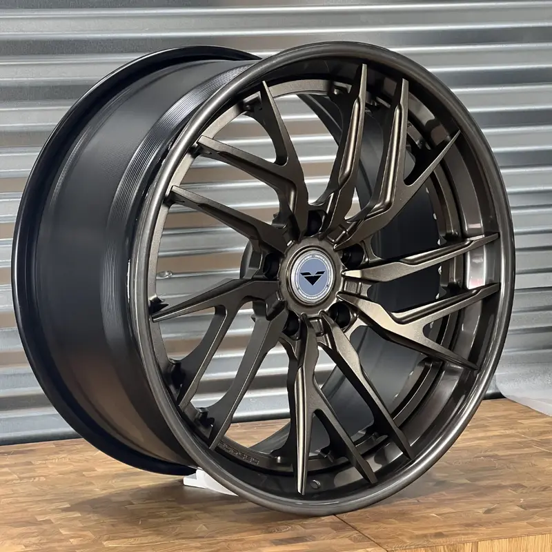 Vorsteiner Vmp-307 3-Piece Forged Wheel | 2020-2022 Porsche Taycan | 21X9.5 / 21X11 | Satin Triple Bronze 1