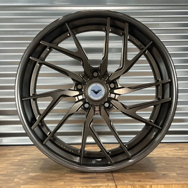Vorsteiner Vmp-307 3-Piece Forged Wheel | 2020-2022 Porsche Taycan | 21X9.5 / 21X11 | Satin Triple Bronze 2
