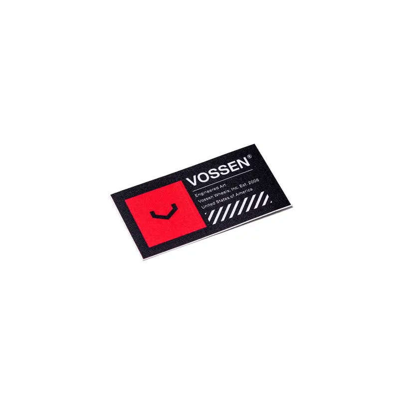 Vossen Engineered Art Patch Sticker 2-Pack 1