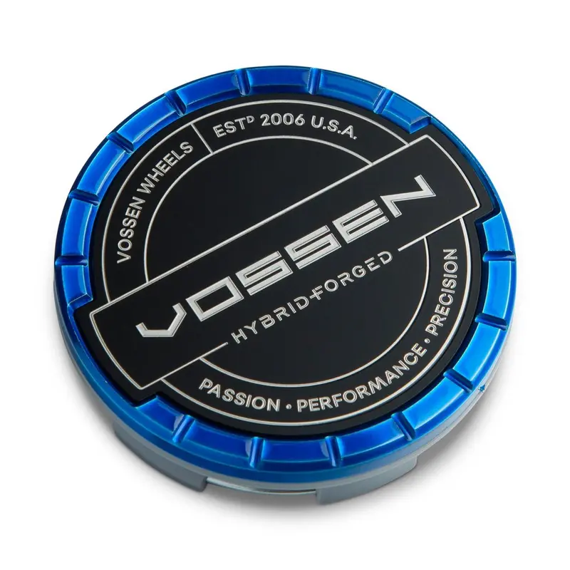 Vossen Hybrid Forged Billet Sport Cap Set For Vf & Hf Series Wheels (Fountain Blue) 1