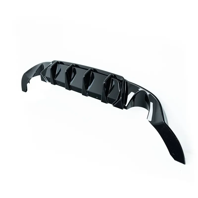 Vw Golf Gti Mk7.5 Evo-1 Gloss Black Rear Diffuser By Zaero (2017-2020) 1