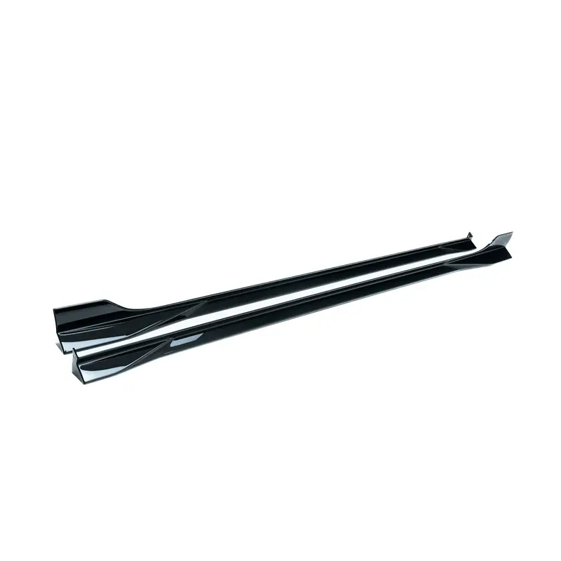 Vw Golf R & Golf Gti Mk7 / Mk7.5 Evo-1 Gloss Black Side Skirts By Zaero (2014-2020) 1