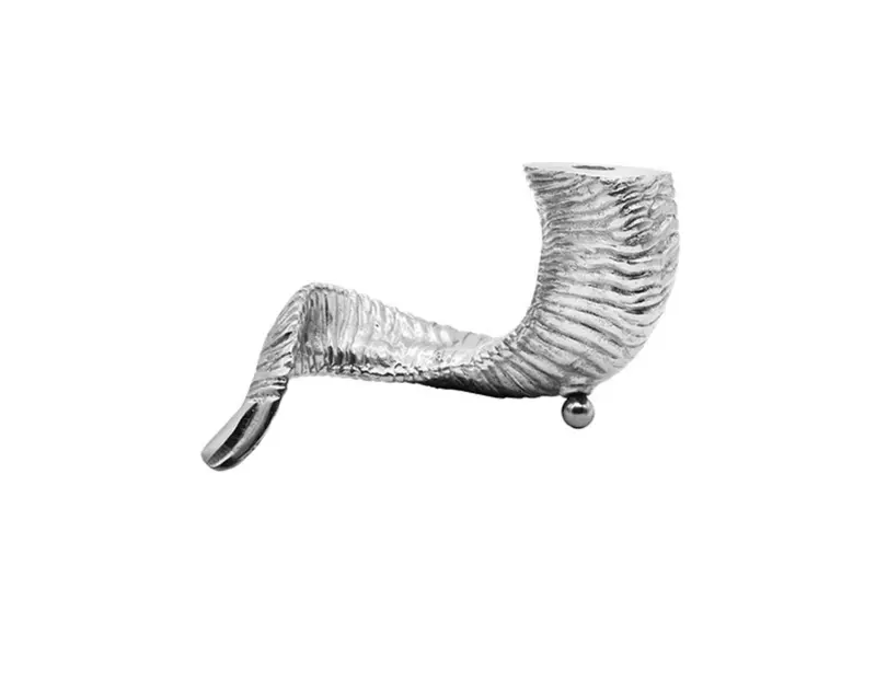 Ward Silver Leaf Ram’S Horn Candleholder 1
