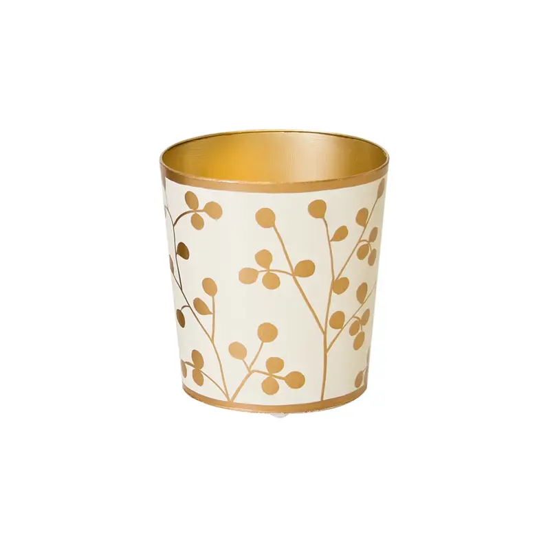 Wastebasket - Pods Handpainted Oval Metal 1