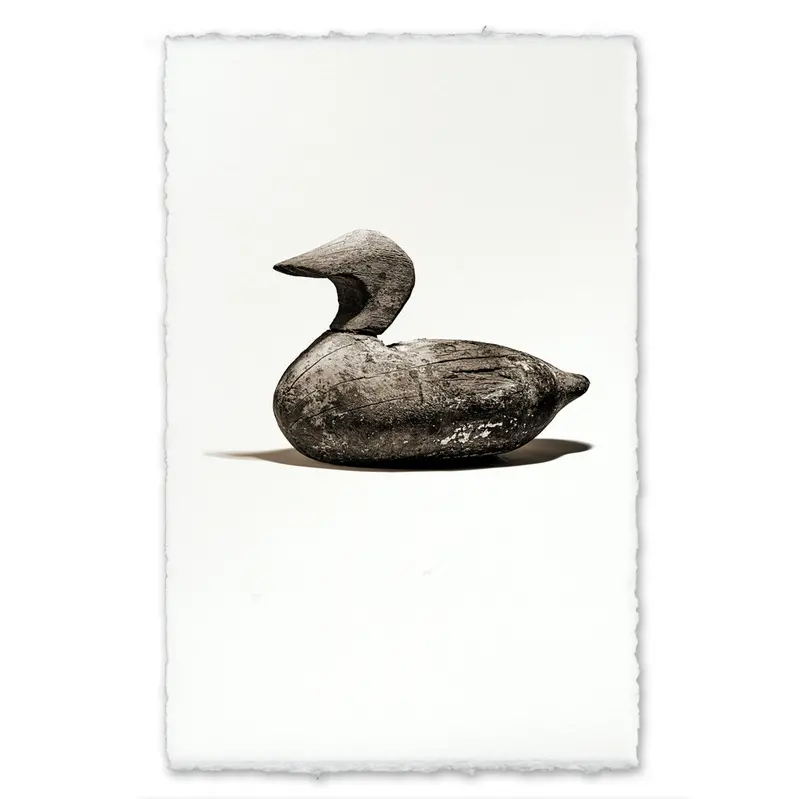 Weathered-Finish Wood Duck Decoy
