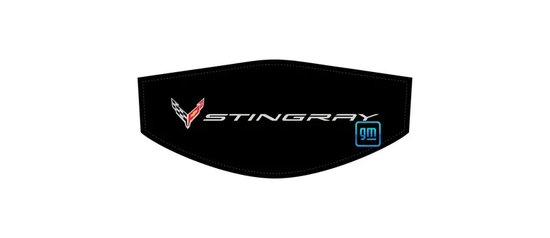 White Stingray Flags C8 Trunk Cover Convertible Or Coupe 2
