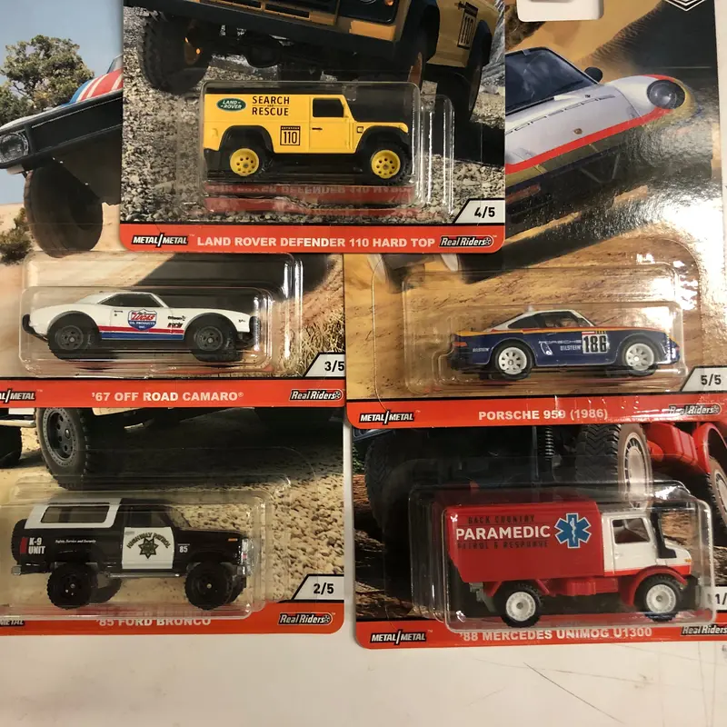 Wild Terrain Complete 5 Car Set * Hot Wheels Car Culture 2