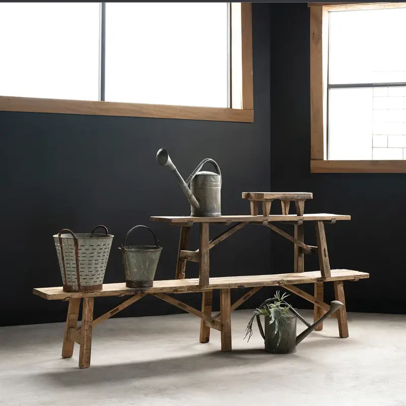 Wood Shop Long Bench - Matthew Izzo Collection 1