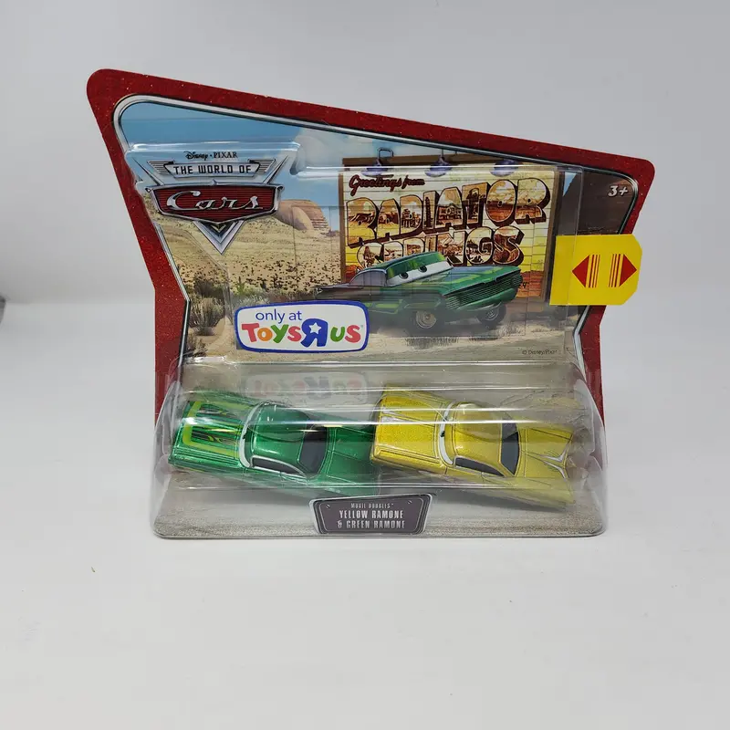 Yellow Ramone & Green Ramone Movie Doubles * Disney Pixar Cars Toy R Us Only! 1