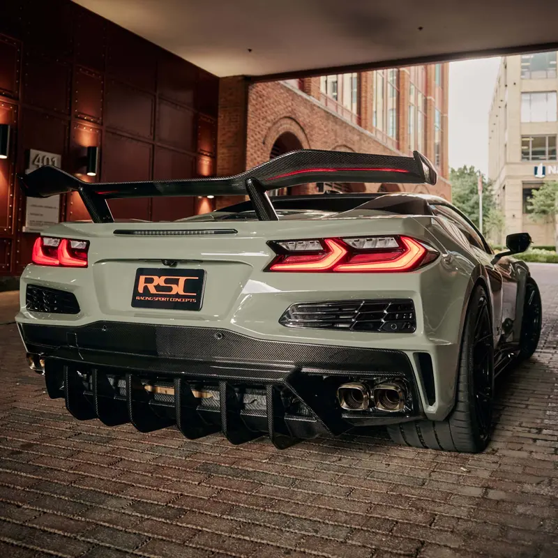 Z07 Wing Risers | Carbon Fiber | Corvette C8 Z06 & E-Ray 1