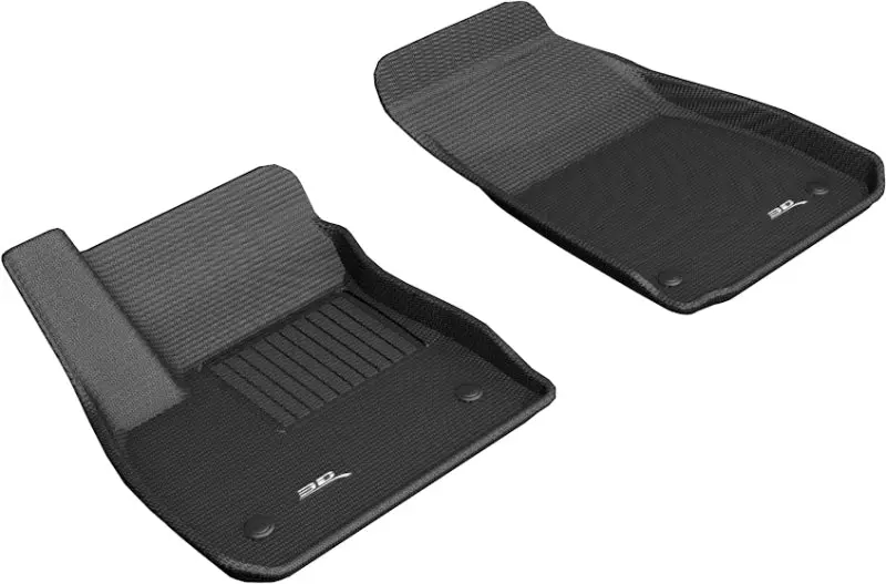 3D Maxpider Custom Fit Floor Mats For 2018–2020 Buick Regal Kagu – First Row, Black 1