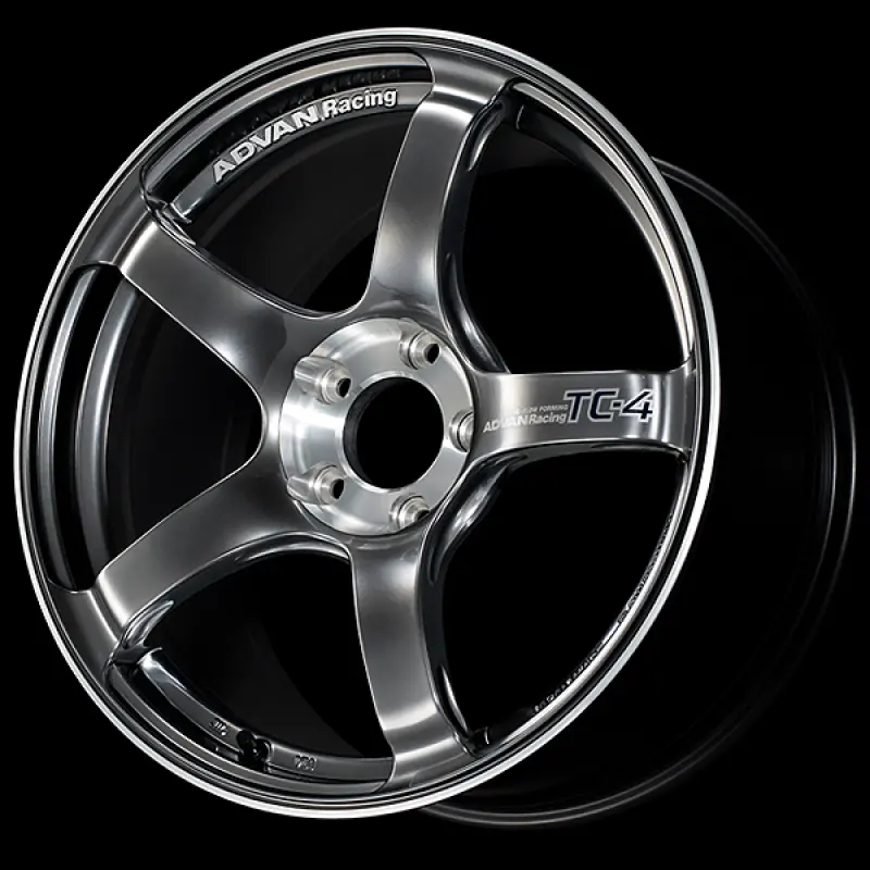 Advan Tc-4 Se Racing Wheel – 16X5.5In, +45Mm Offset, 4X100 Pcd, 63Mm Bore, Hyper Black & Diamond Cut Finish 1