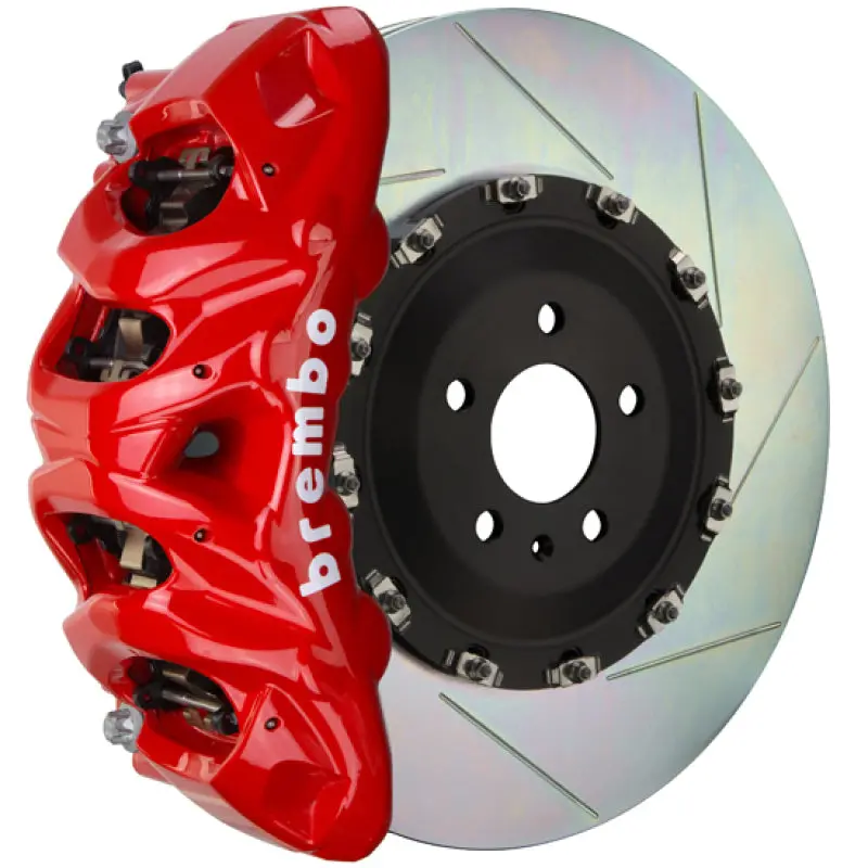 Brembo Gt Big Brake Kit For 2020+ Bmw X3 M (F97) & X4 M (F98) – Front, 8-Piston Calipers, 412X38Mm Slotted Two-Piece Rotors, Type-1 Red Finish 1