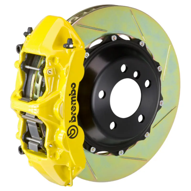 Brembo Gt Big Brake Kit – Front, 6-Piston Calipers & 355X32Mm Two-Piece Slotted Rotors For 1989–1994 Porsche 911/Carrera 1
