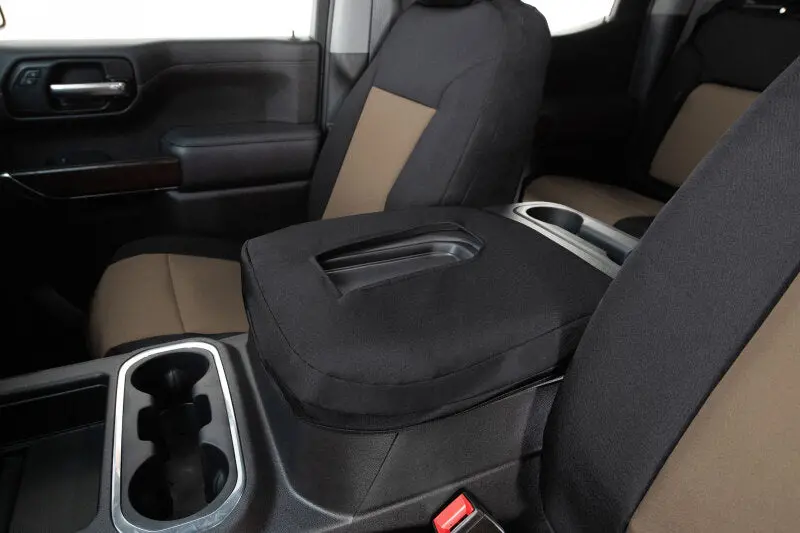 Covercraft 19-24 Toyota Rav4 Endura Precisionfit Custom Front Row Seat Covers - Tan/Black 1
