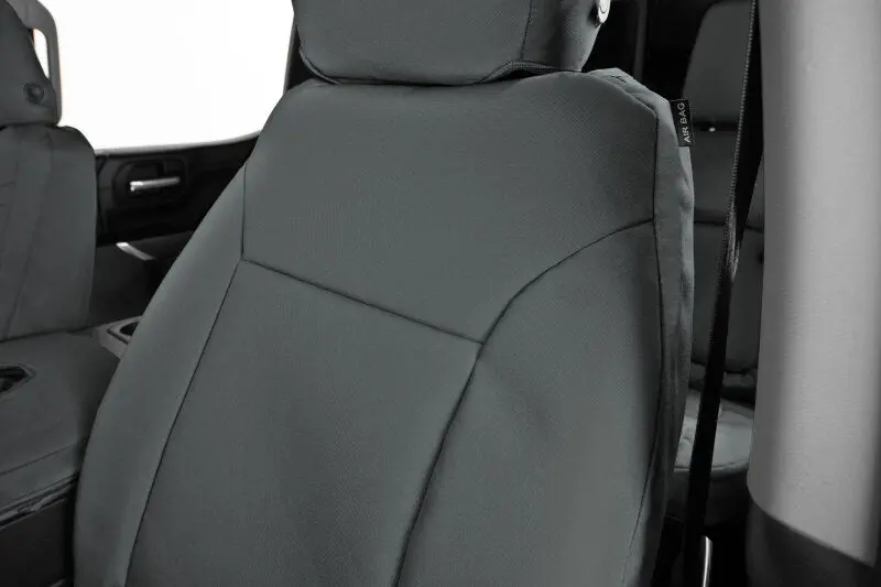 Covercraft Endura Precisionfit Front Bucket Seat Covers For 2024–2025 Ford F-250/F-550 – Charcoal Gray 1