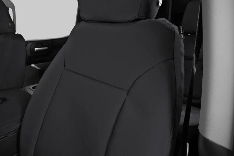 Covercraft Endura Precisionfit Front Row Seat Covers For 2015–2023 Dodge Challenger – Custom Black/Black Design 2