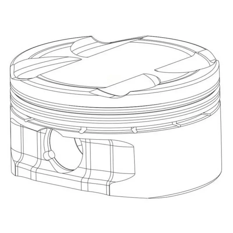 Cp Pistons & Rings For Mitsubishi 4B11 Engine – 86Mm Bore, Standard Size, 10.0:1 Compression Ratio 1