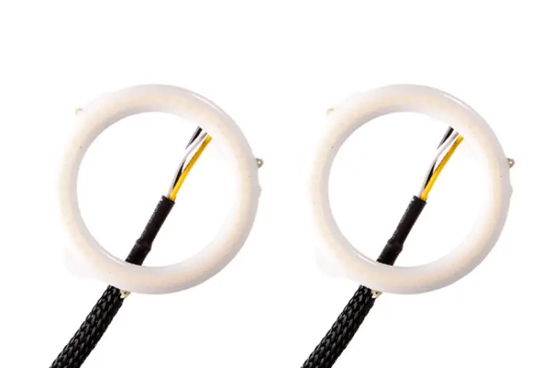Diode Dynamics 60Mm Halo Led Ring Lights – Red Illumination (Pair) 1