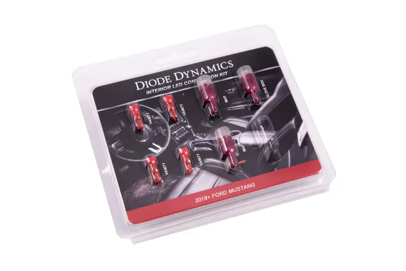 Diode Dynamics Red Interior Led Light Kit – Stage 2 For 2018–2019 Mustang 1