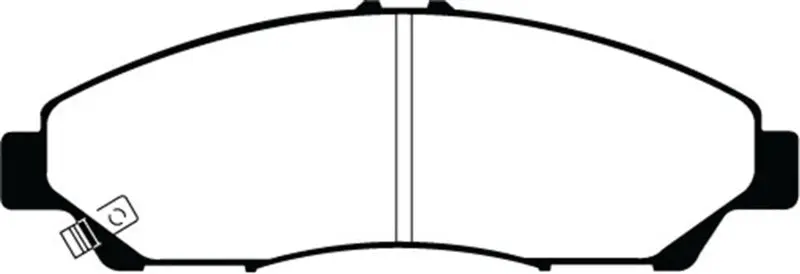 Ebc Greenstuff High-Performance Front Brake Pads For 2007–2013 Acura Mdx 3.7L 1