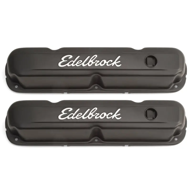 Edelbrock Black Signature Series Valve Cover For Chrysler V8 Engines (318/340/360 Cid, 1965–1991) 1