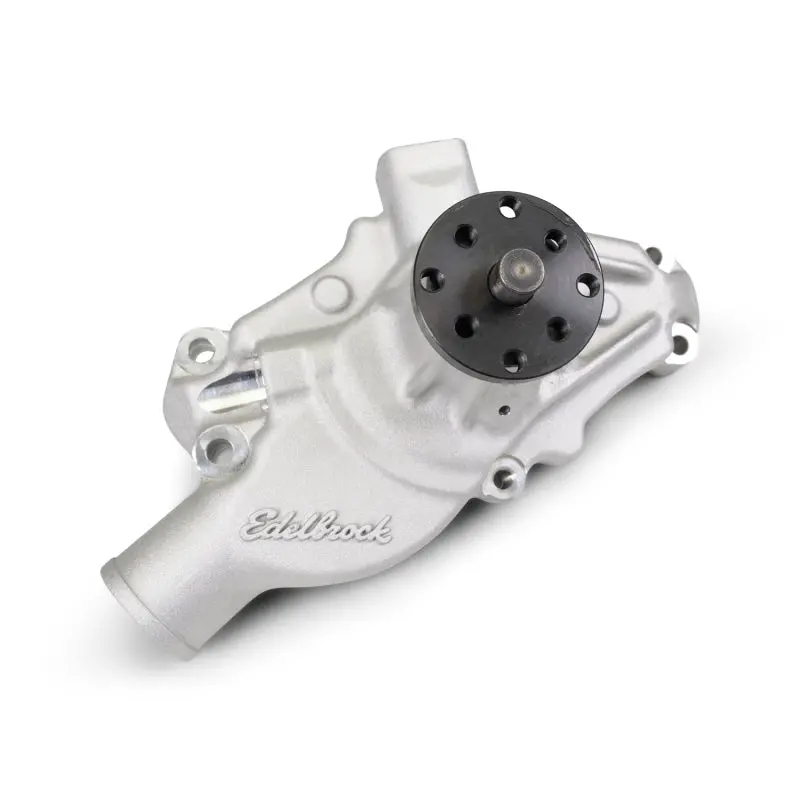 Edelbrock Water Pump For Small-Block Chevy In Satin Finish (Short) 1