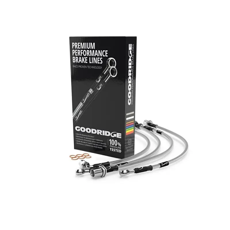 Goodridge 13-19 Lexus Lx570 4In Extended Brake Stainless Steel Brake Lines 1