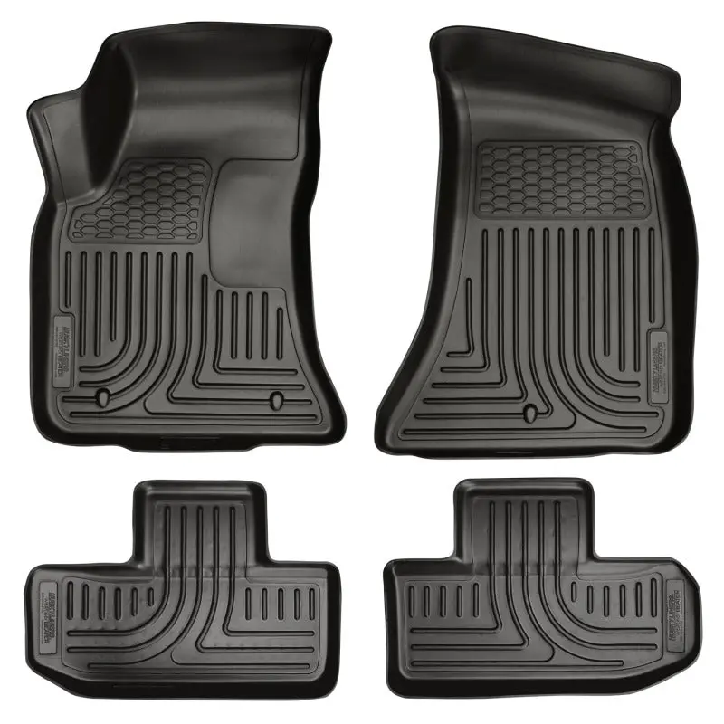Husky Liners 11-12 Dodge Challenger Weatherbeater Combo Black Floor Liners 1