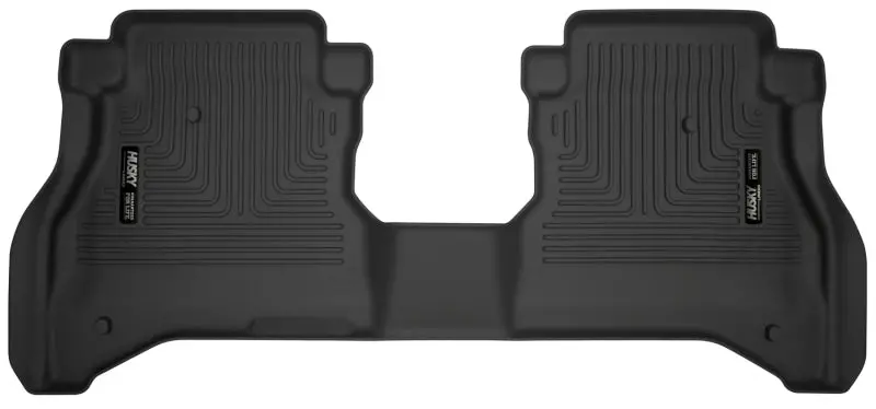 Husky Liners X-Act Contour Black Floor Mats For 2020 Jeep Gladiator Crew Cab – Second Row Only 1