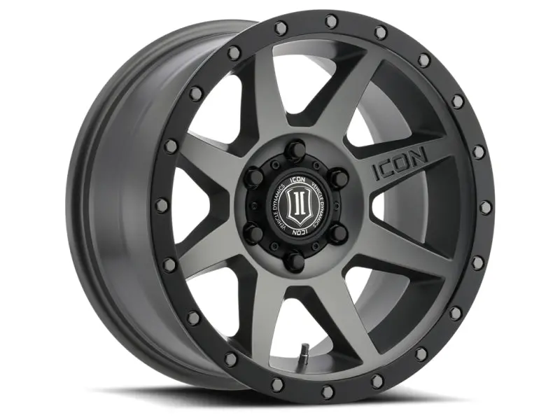 Icon Rebound Titanium Alloy Wheel: 17X8.5", 5X5", -6Mm Offset, 4.5" Backspace, 71.5Mm Bore 1