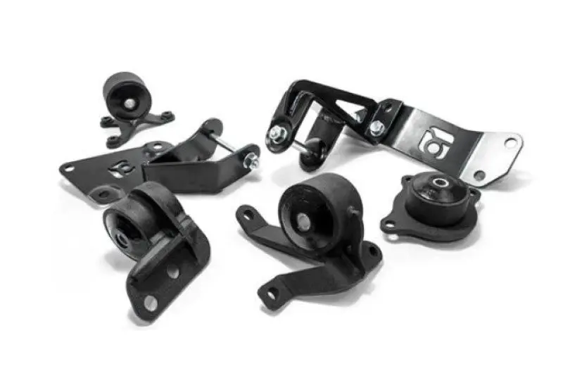 Innovative Black Steel K-Series Engine Mounts For 2001–2005 Honda Civic (85A Bushings, Excludes K24 Trans) 1