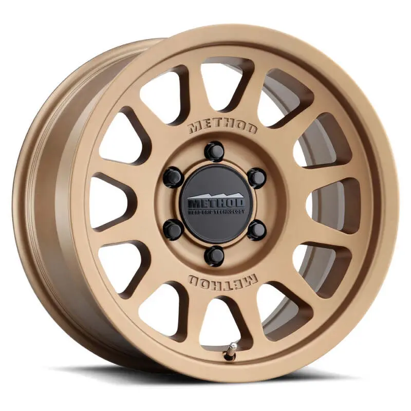 Method Mr703 Off-Road Wheel – 17×9 Inches, -12Mm Offset, 71.5Mm Bore, 5×5 Bolt Pattern, 4.8-Inch Backspace, Bronze Finish 1