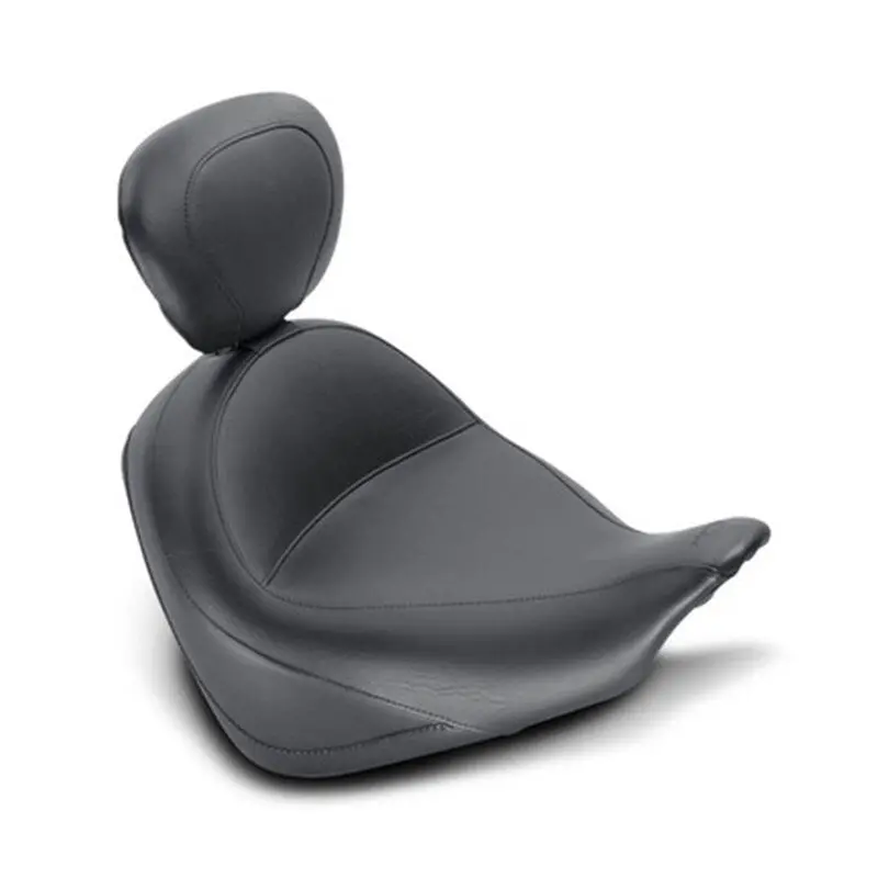 Mustang Solo Touring Seat With Driver Backrest For Honda Vt1300Cx Fury (2010–2021) – Black Upholstery 2