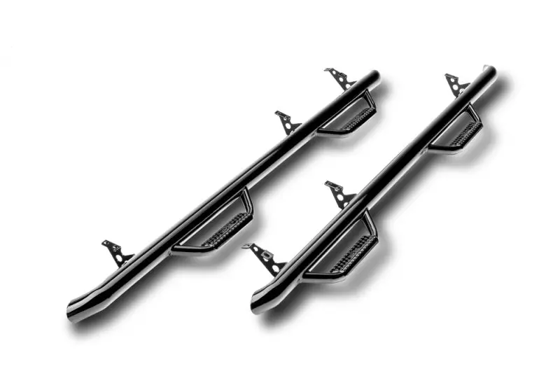N-Fab Gloss Black Nerf Step For 2007–2017 Jeep Wrangler Jk 4-Door – 3-Inch Width, Wheel-To-Wheel Mounting 1