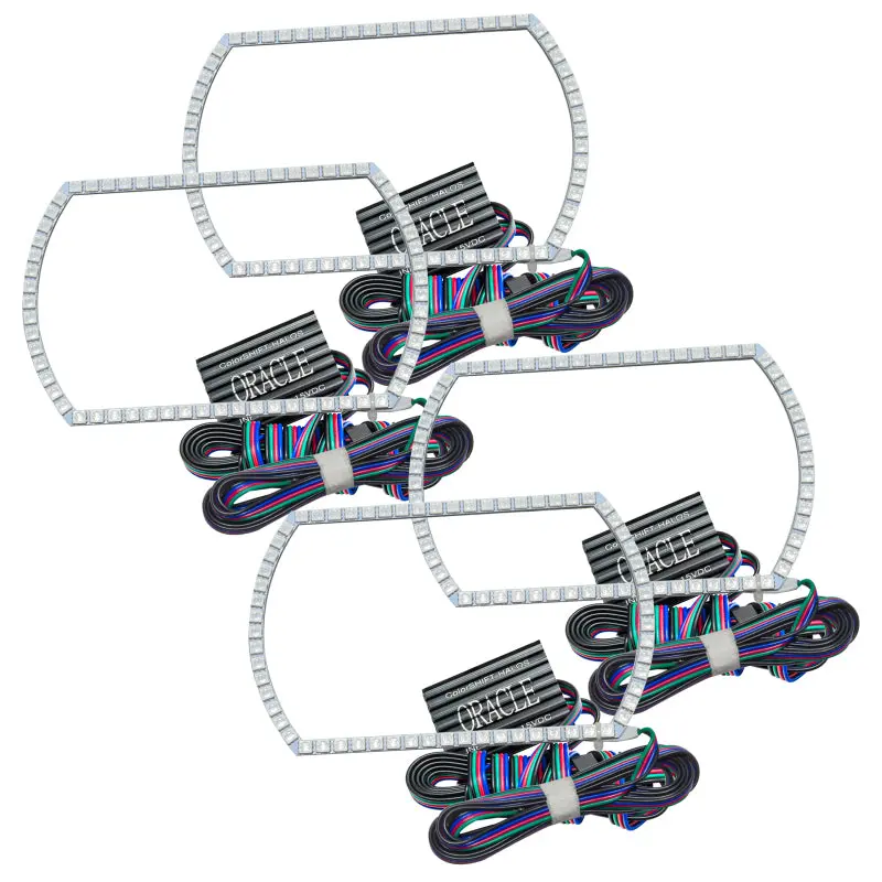 Oracle Colorshift Halo Headlight Kit For 2014–2015 Chevy Silverado – Projector Style (No Controller Included) 1