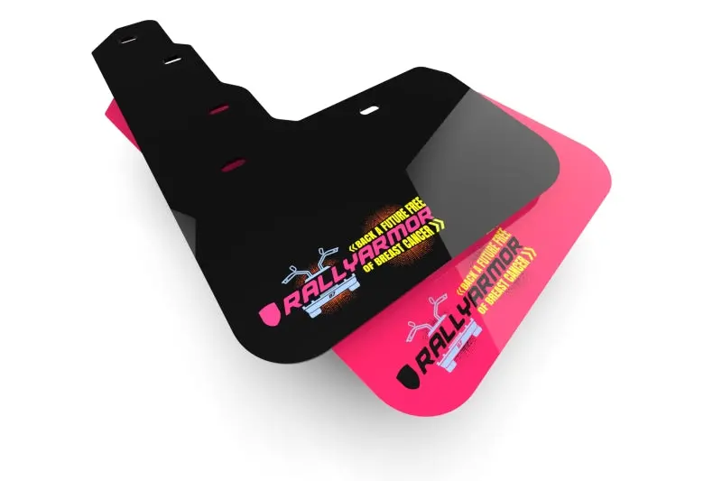 Rally Armor Bce Logo Pink Mud Flaps For 2013–2016 Dodge Dart 1