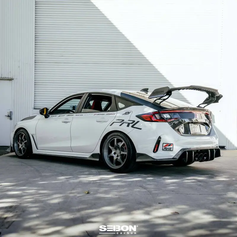 Seibon Mb-Style Carbon Fiber Rear Spoiler For 2023–2024 Honda Civic Type R 1