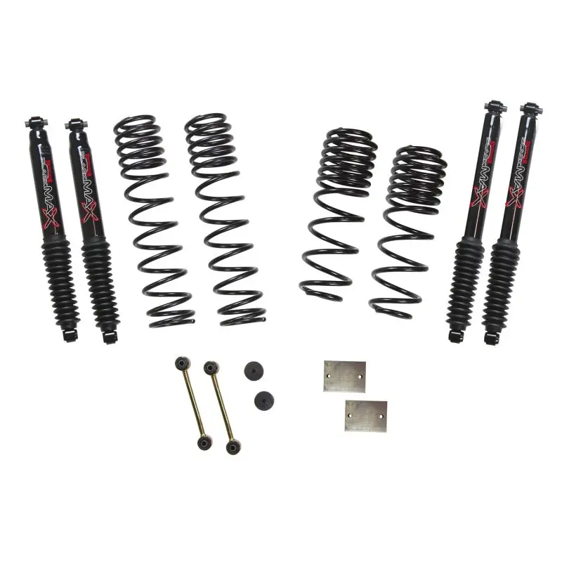 Skyjacker Dual-Rate Long-Travel Suspension Lift Kit For 2020 Jeep Jl Rubicon 4Wd Diesel – 1.5" W/Black Max Shocks 1