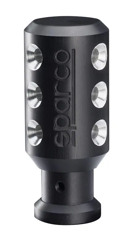 Sparco Piuma Silver Aluminum Shift Knob – Lightweight, Ergonomic Design For Manual Transmissions 1