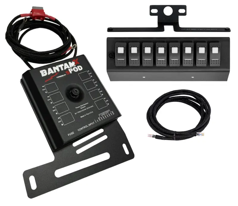 Spod Bantamx Led Switch Panel – Green Illumination, Compatible With 2007–2008 Jeep Wrangler Jk 1