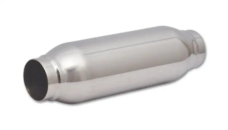 Vibrant Stainless Steel Resonator – 2.25" Inlet/Outlet, 12" Length, Standard Design 2