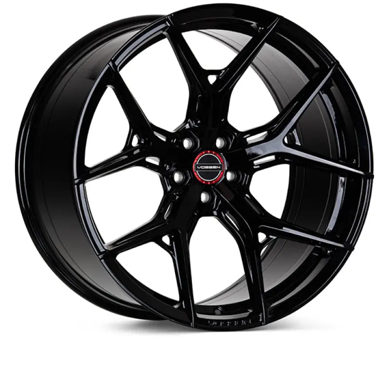 Vossen Hf-5 22X10.5 / 5X112 / Et8 / Super Deep Face / 66.56 - Gloss Black Wheel 1