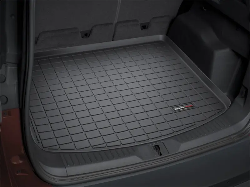 Weathertech Custom Cargo Liners For 2009+ Hyundai Genesis – Heavy-Duty Black Trim 1