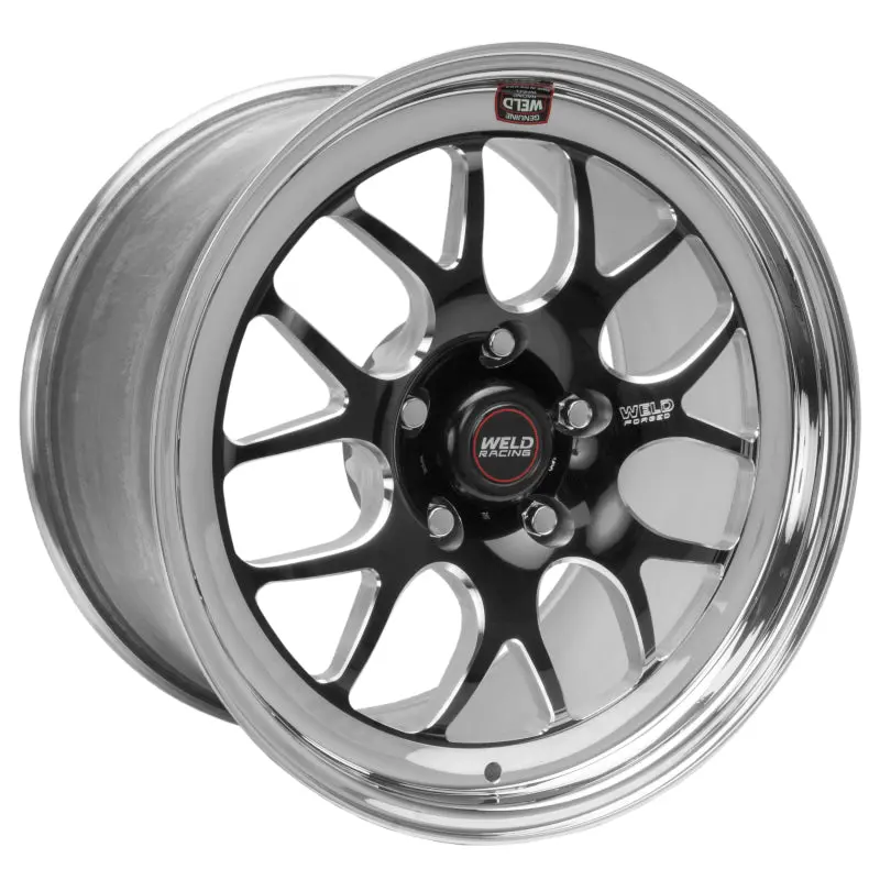 Weld Racing S77 Black Alloy Wheel – 17X11", 5X4.75", 3.7" Backspace, High-Pad Finish 1