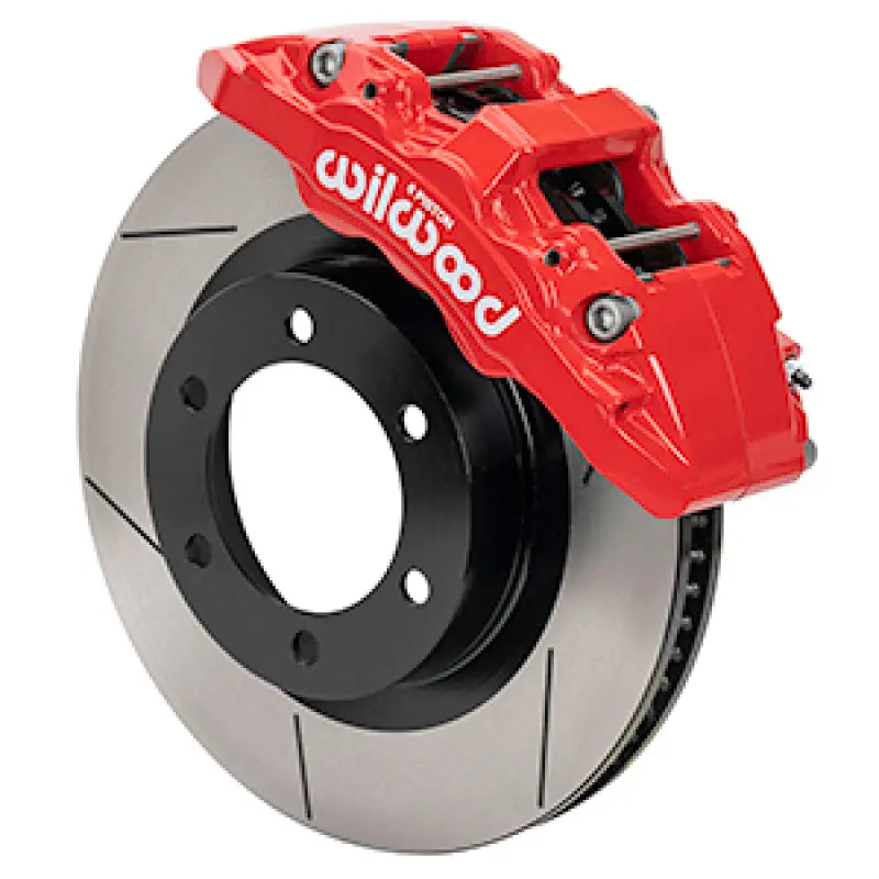 Wilwood Aerolite 6R Brake Kit For 2021–2022 Ford Bronco – 6×5.5" Hub, 13.38" Slotted Rotor, Red Finish 1