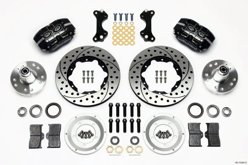 Wilwood Dynapro Dust Boot Kit For 11" Drilled Wwe Prospindle Front Brakes 1